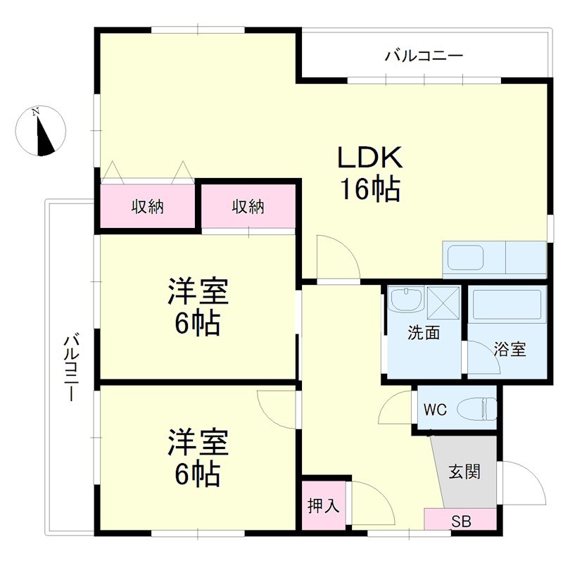 アルカディア 間取り図
