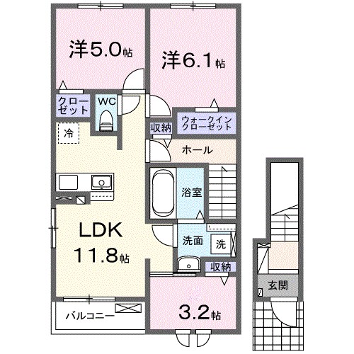 シャトン 間取り図