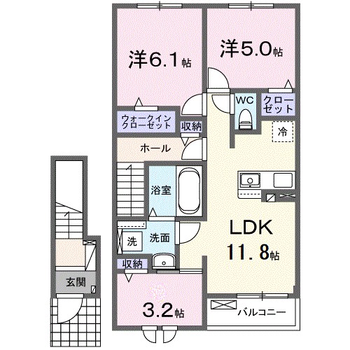 シャトン 間取り図