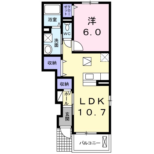 コスモヒルズ 間取り図