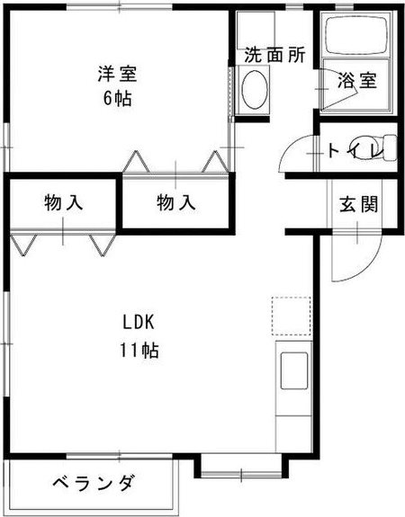 ラフィーネ佐鳴 201号室 間取り