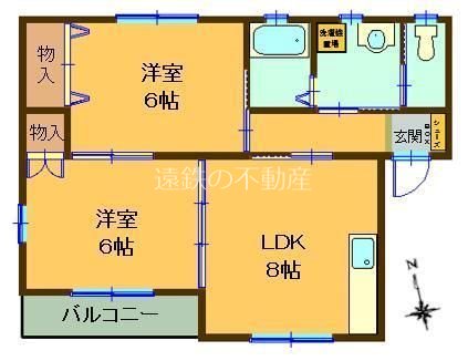 ニューショーワハイツⅡ 間取り図