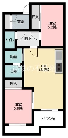 ル・リオンひくまの 間取り図