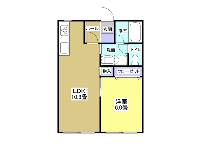 シャトー富ケ丘Ⅱ 間取り図
