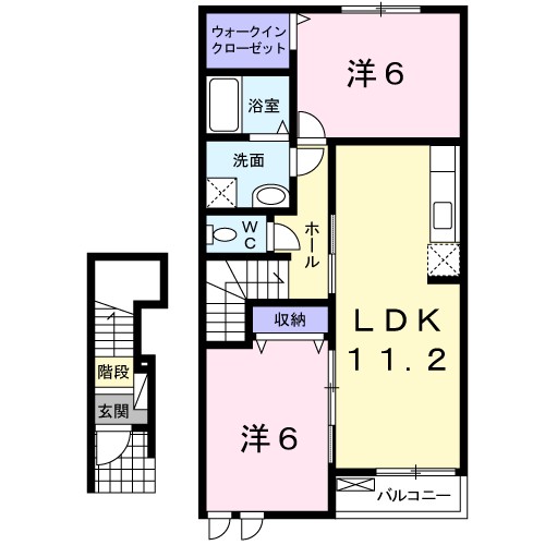 プリムローズ 間取り図