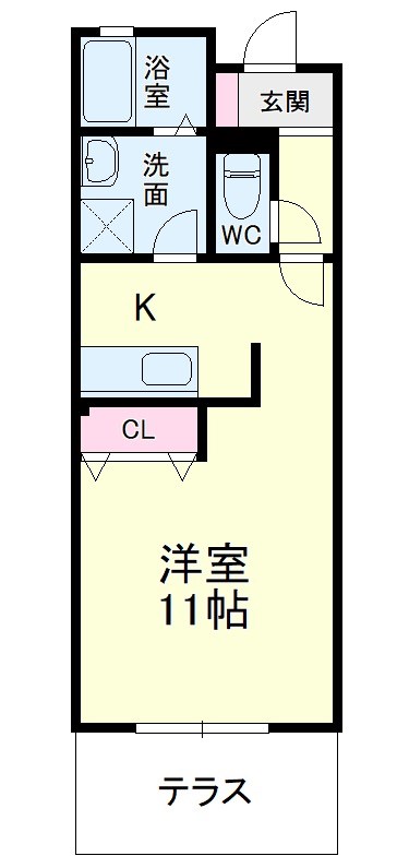レイクビレッジⅠ 間取り図