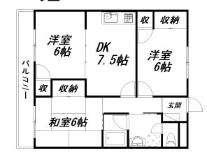 パークサイド髙木 間取り図