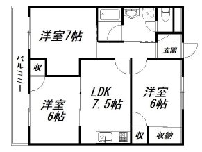 パークサイド髙木 間取り図