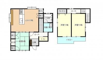 文丘貸家 間取り図