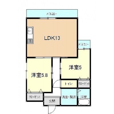 サザンストリート 間取り図