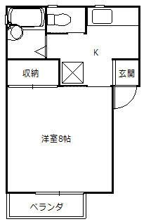 ハイツCITY 1 間取り図