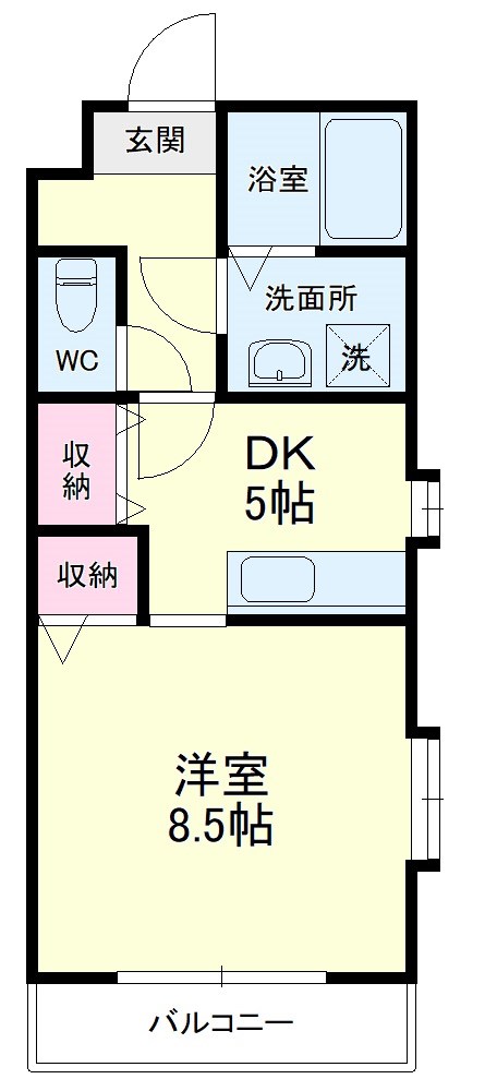 オリーブ住吉 間取り図