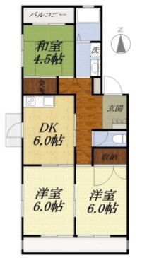 アクスレイB 間取り図