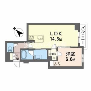 シャーメゾン仁王門通 間取り図