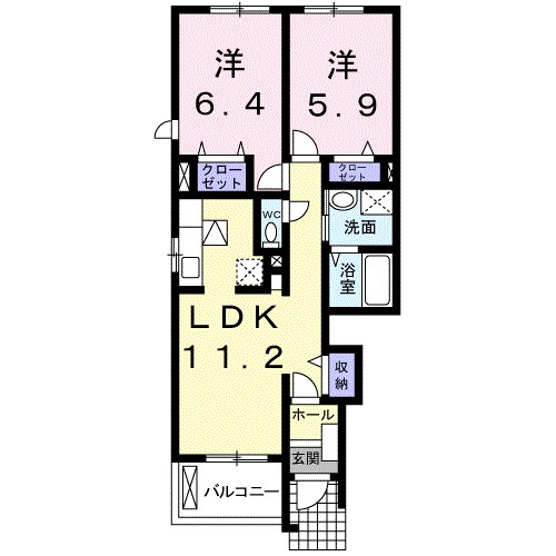 ジュネス 間取り図