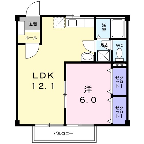 メゾンインペリアル 間取り図
