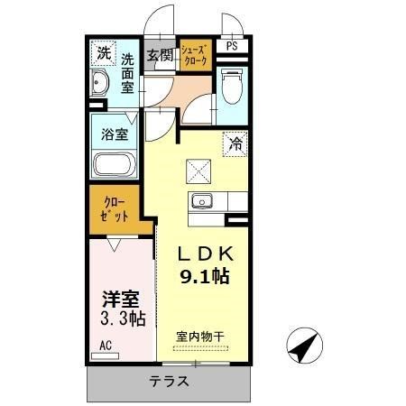 プリマテラッセ 間取り図