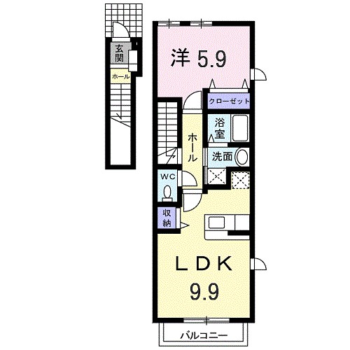 グランツみしま 間取り図