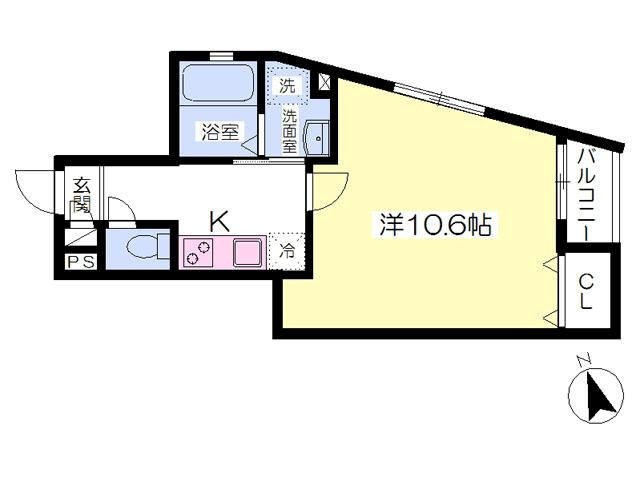 ハピネス北田町 間取り図