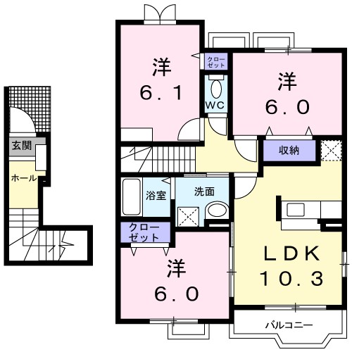 ファインＳＫ　Ⅱ 間取り図