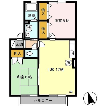 ハイカムールＭ 間取り図