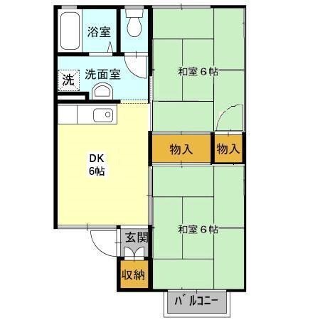 ハイツサウスヒル 間取り図