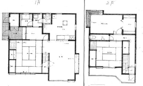 大蒲町貸家 間取り