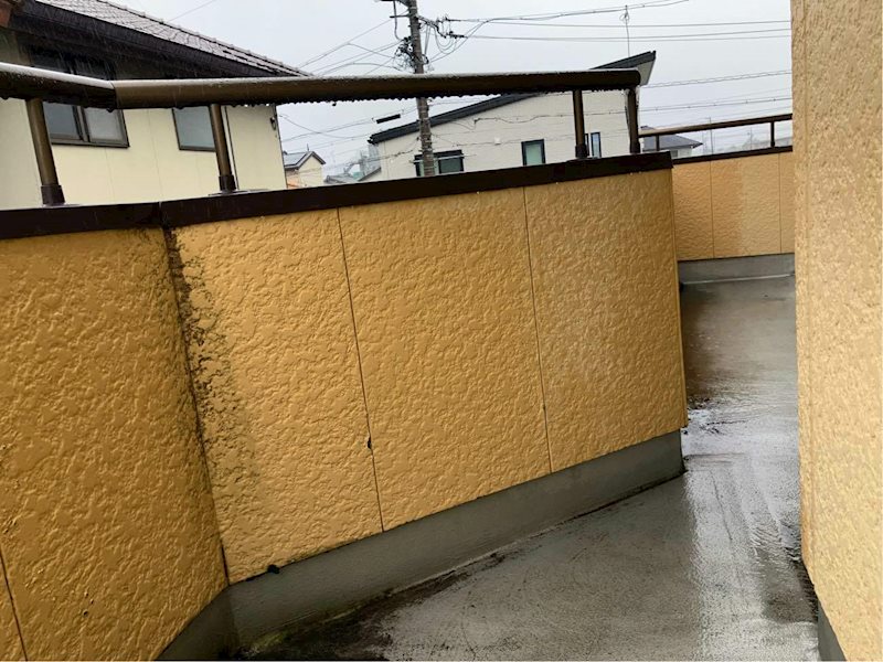 大蒲町貸家 ベランダ