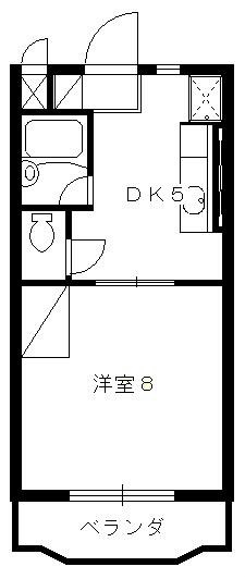 マンションみずほⅡ 間取り図