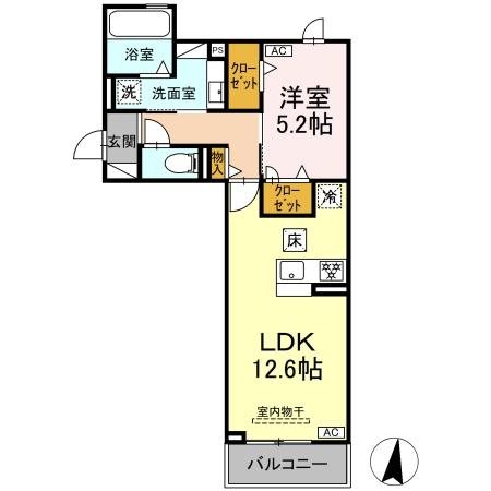 D-Hills龍禅寺Ⅱ 間取り図