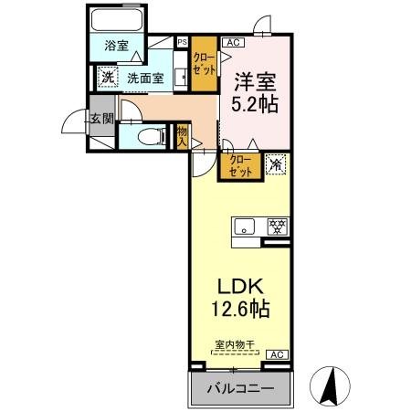 D-Hills龍禅寺Ⅱ 間取り図