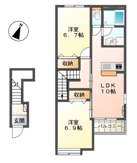 ルミネス 間取り図