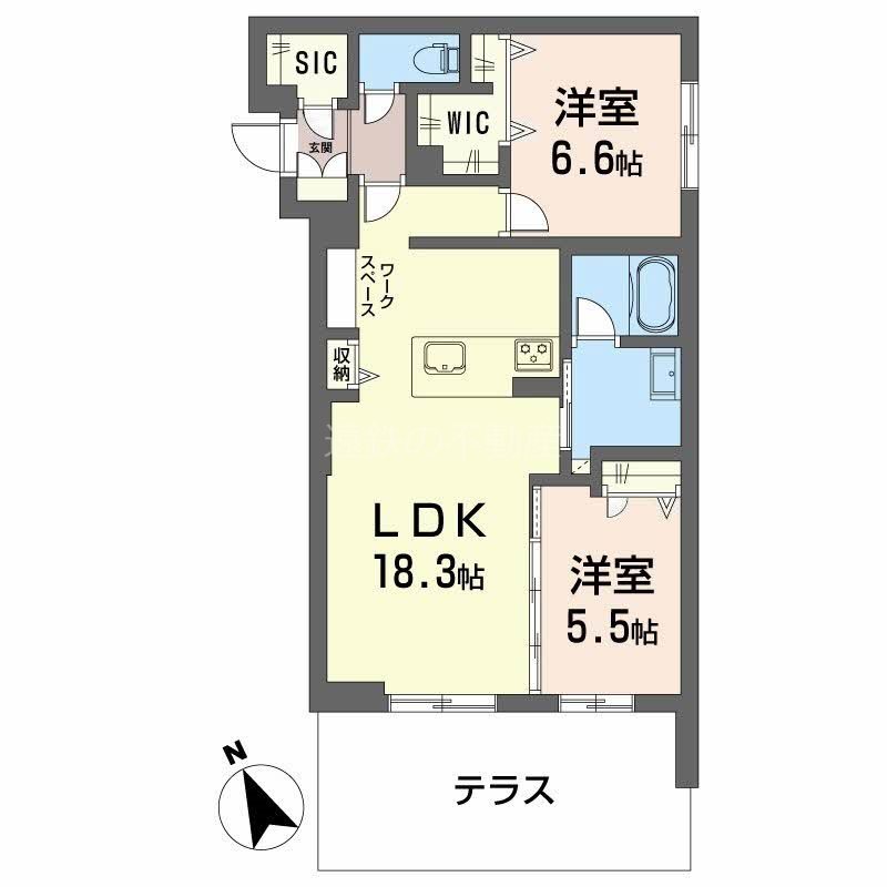 シャーメゾングレイス 間取り図