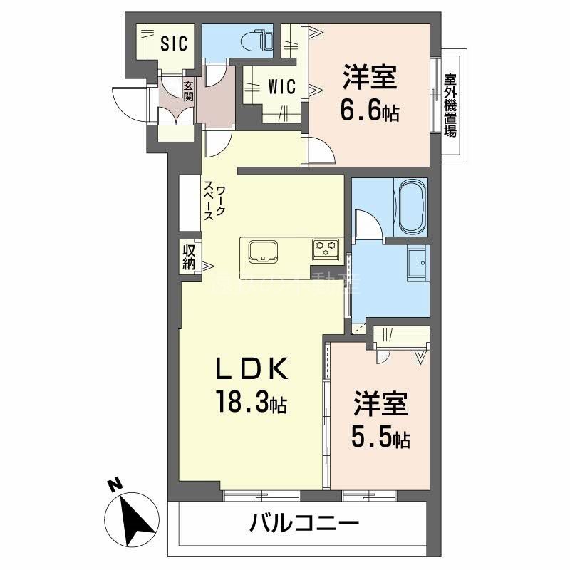 シャーメゾングレイス 間取り図