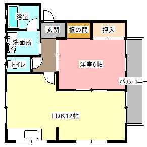 イーストハウス 間取り図