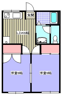 フォーブルハカマタ 間取り図