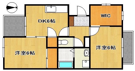 ライトアップ萩丘２番館 間取り図