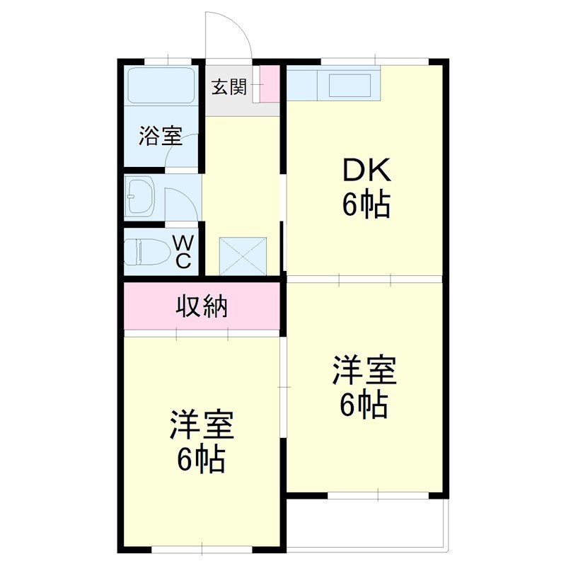 サンハイツ長鶴 間取り図