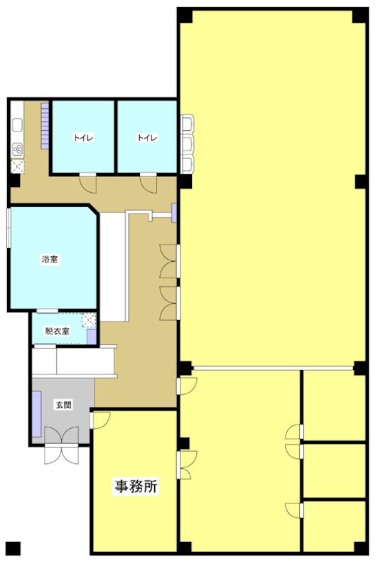 佐鳴湖パークタウンサウス（店舗棟南） S1A1号室 間取り