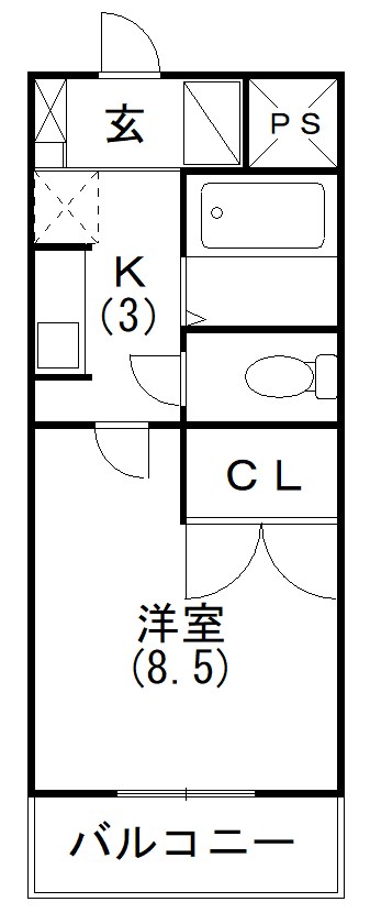 スペースG住吉 間取り図