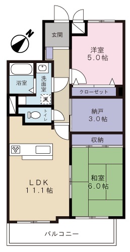 トーカンマンション高丘 間取り図