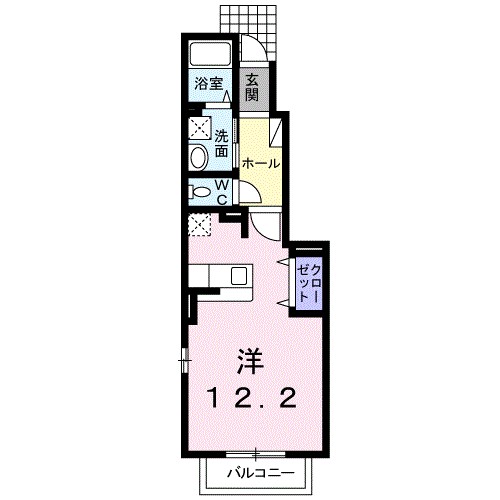 シャルマンＡ 間取り図