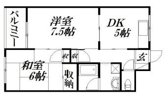 リミエールK　Ⅱ 間取り図