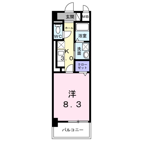 グランフェリス 間取り図