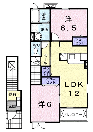 プリティー　ハウスⅠ 間取り図