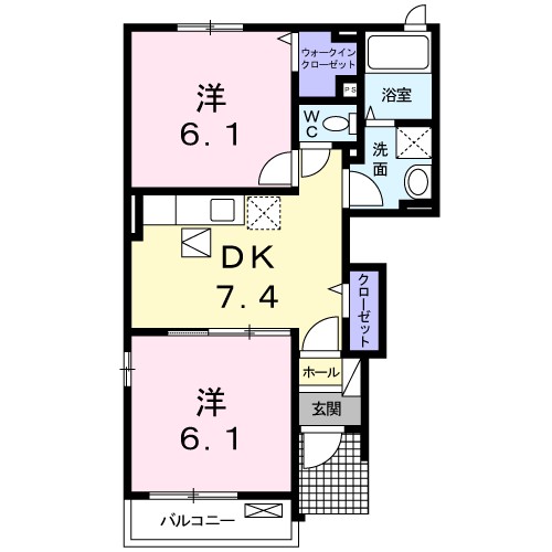 アトレーユⅡ 間取り図