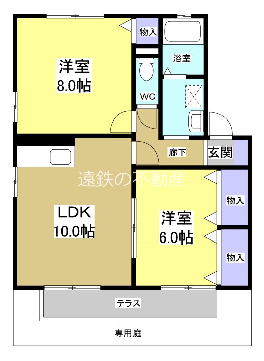 セジュールレーヴⅡ 間取り図