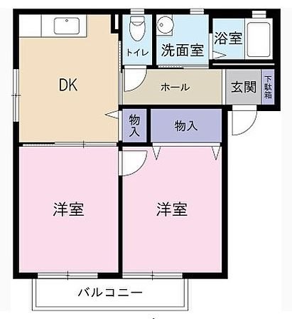 フォンティーヌⅤ 間取り図