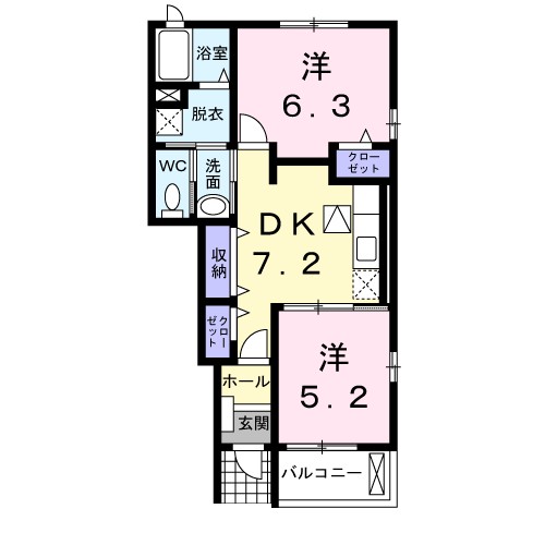 ガーデニア 間取り図