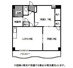 マミーハイツ 間取り図